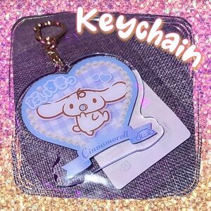 RARE! 🩵 Sanrio Cinnamoroll 🩵 Acrylic Keychain Authentic Japan